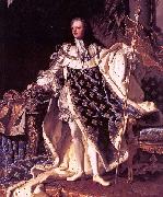 Hyacinthe Rigaud Portrait of Louis XV of France (1710-1774) painting